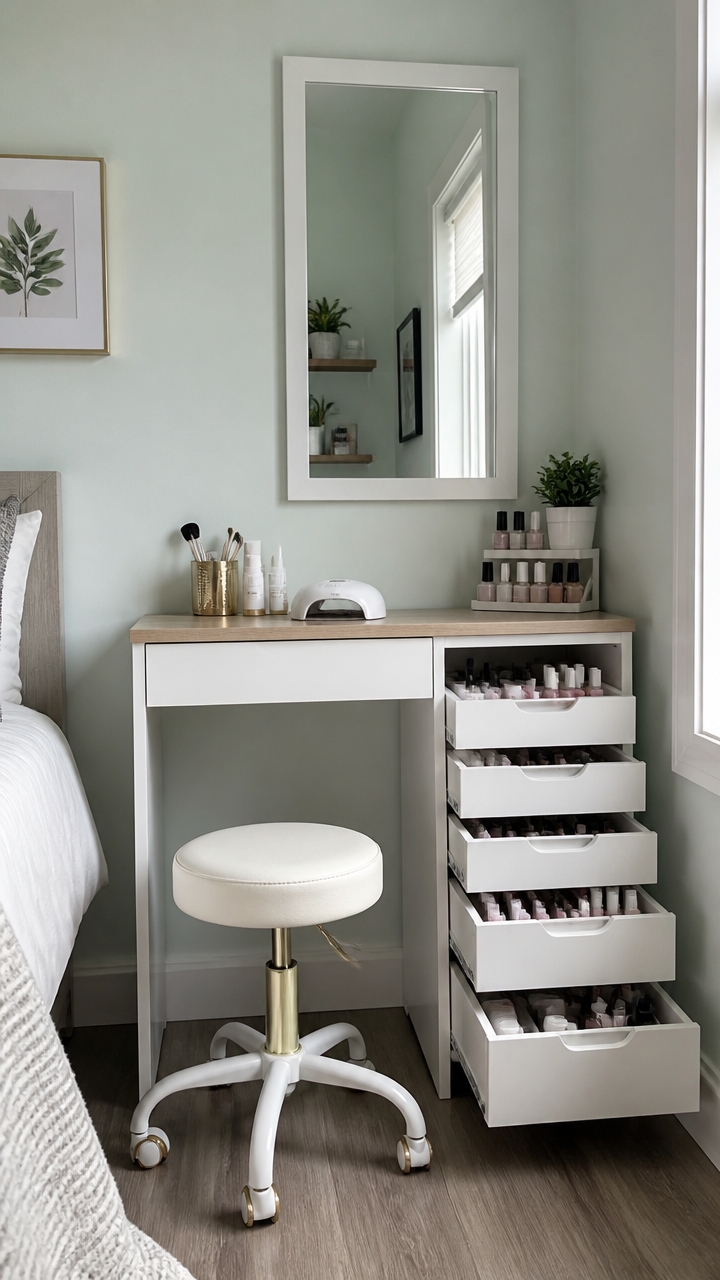 light colors create spaciousness