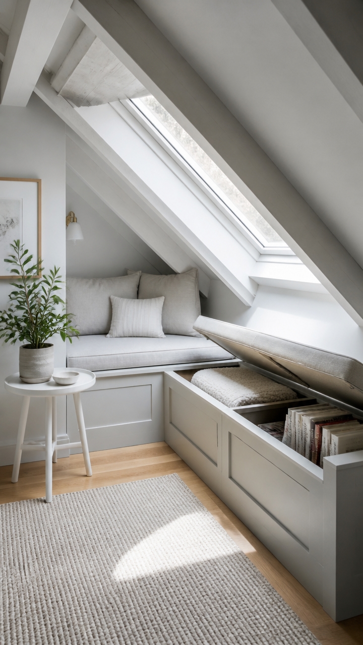 light colors enhance attic brightness