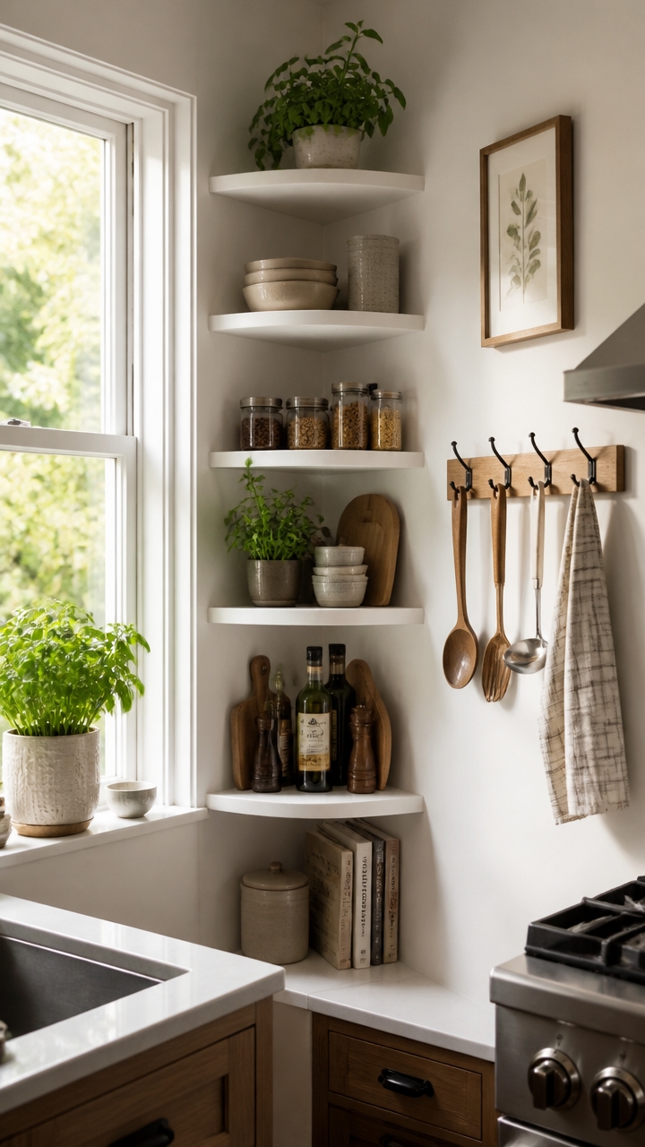 maximize corner storage space