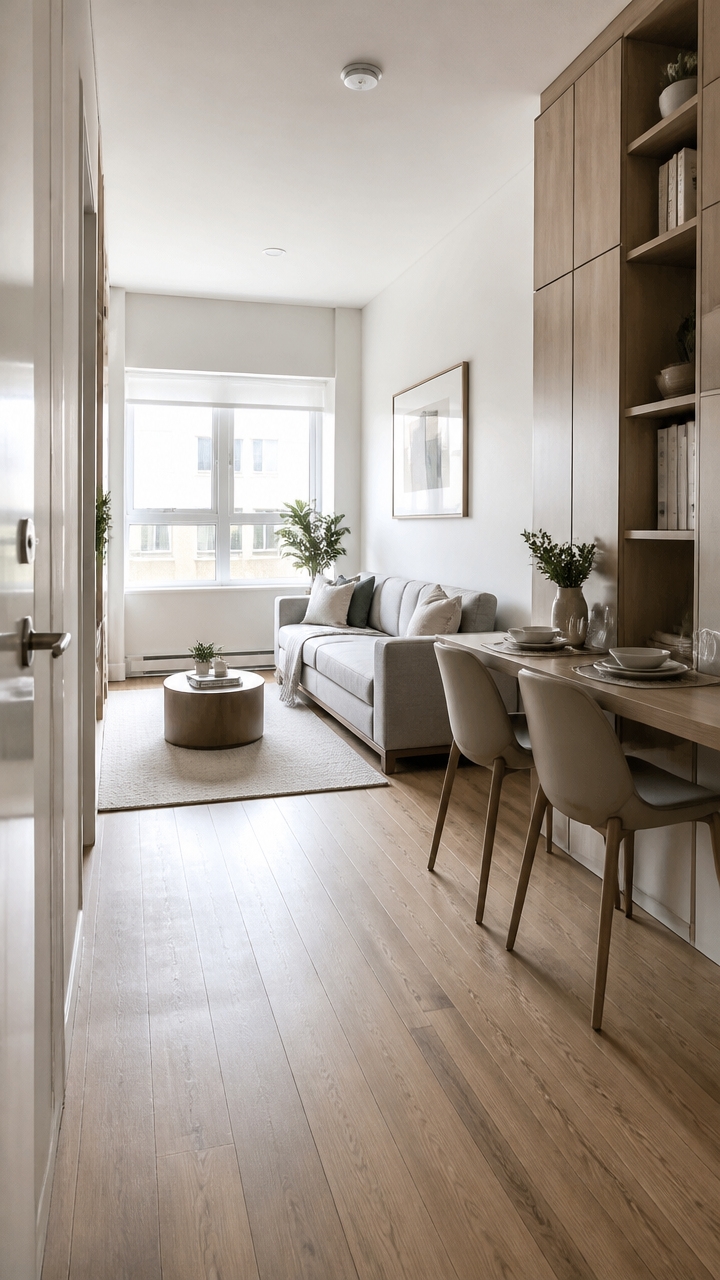 maximize open floor space