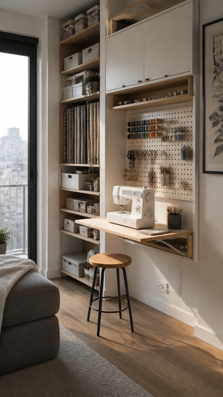 maximize small sewing space