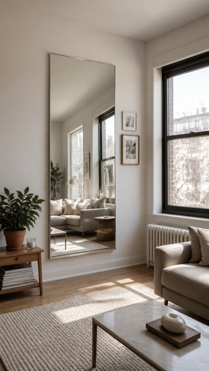 maximize space with mirrors