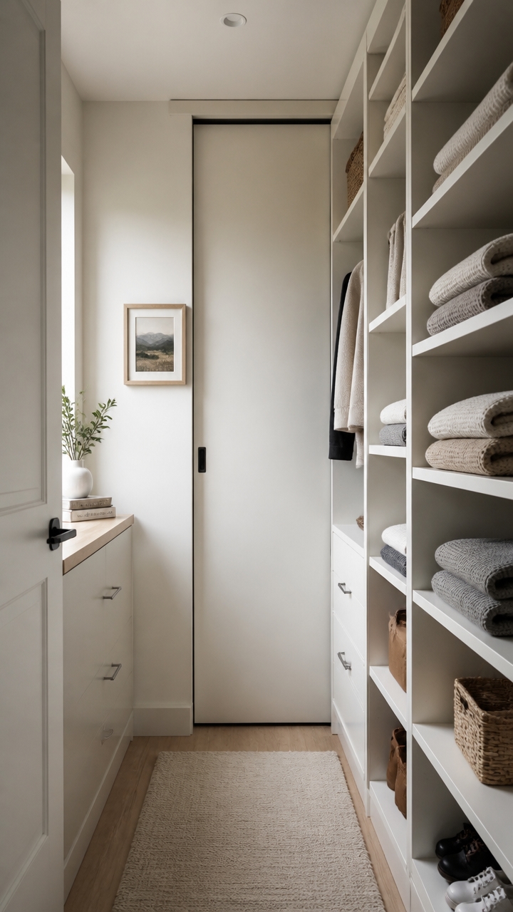 minimalist small closet design