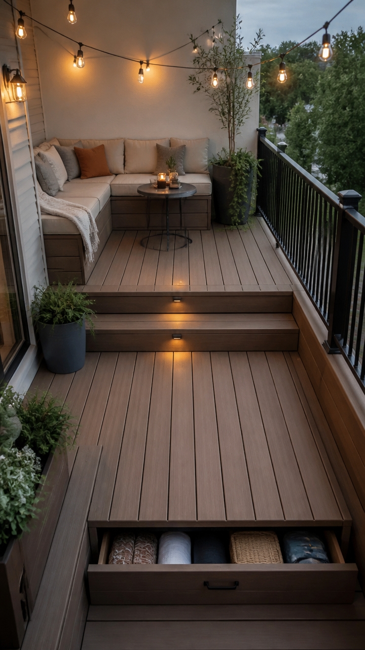 multi level decks maximize space