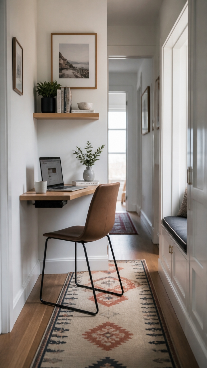 narrow space saving workstations