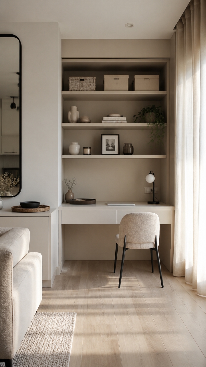 neutral palette simple decor