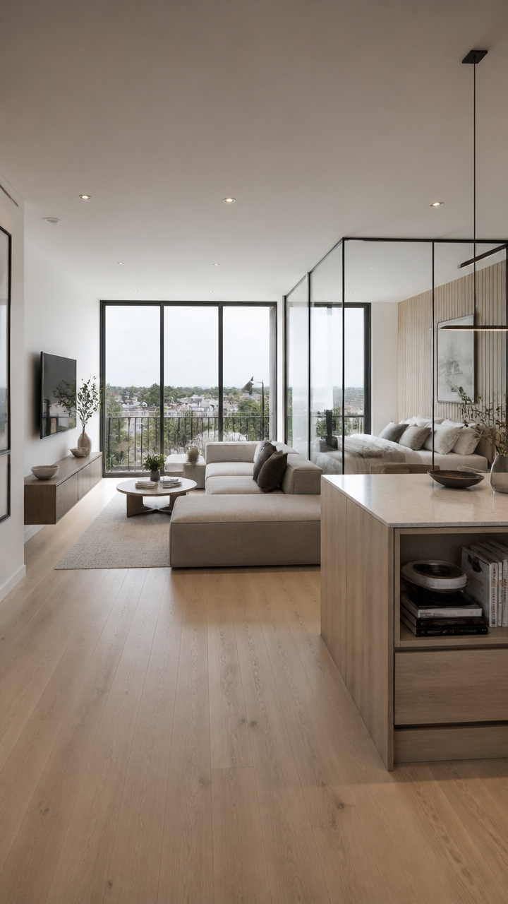 open airy functional layout