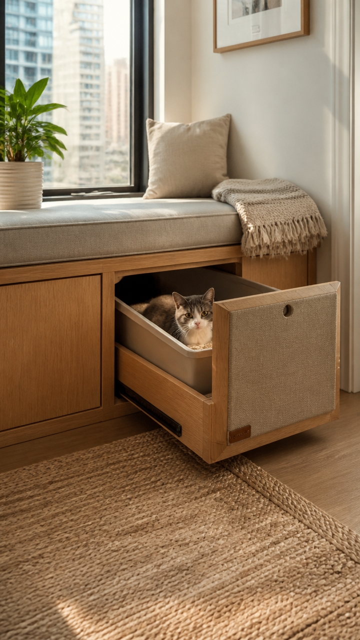 optimal cat litter box size