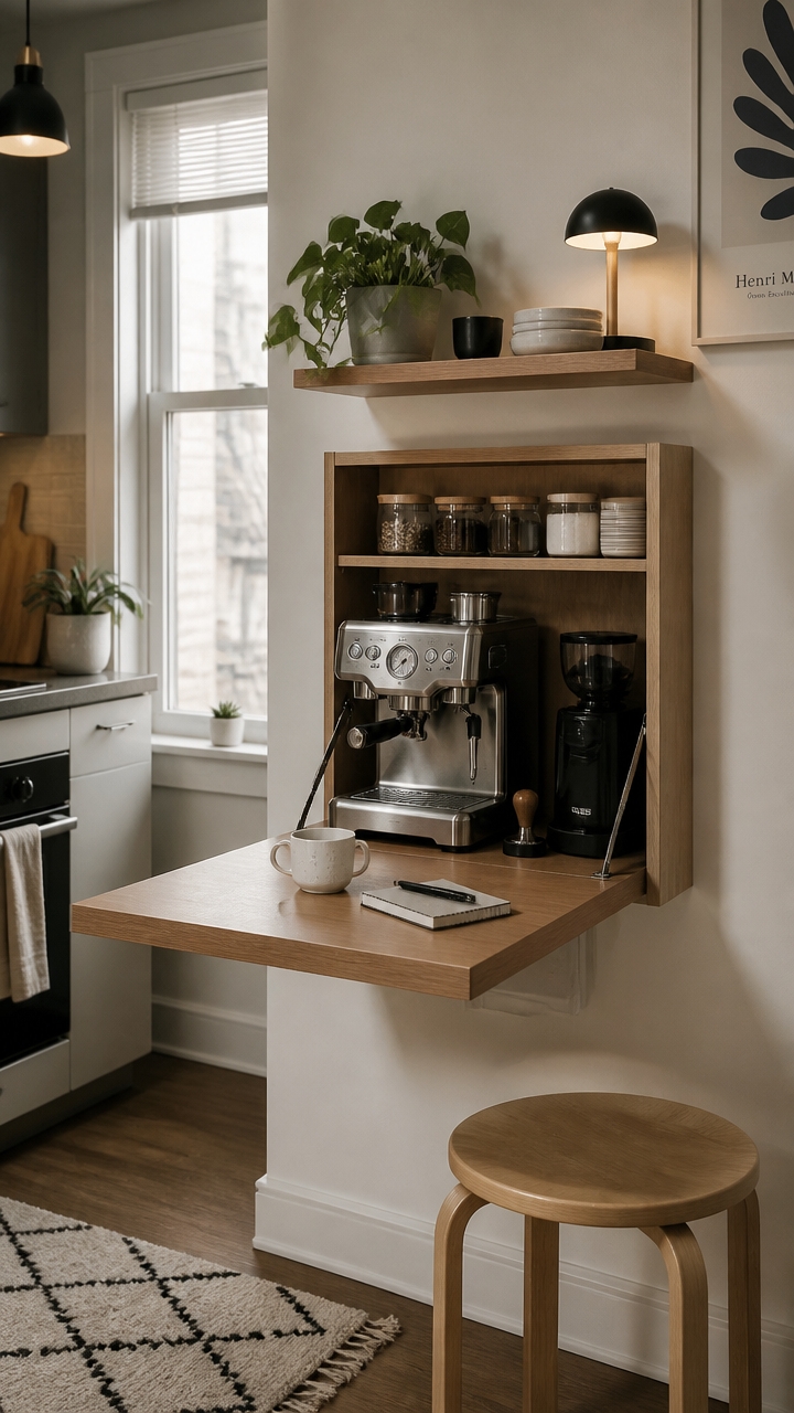 organized compact coffee zones