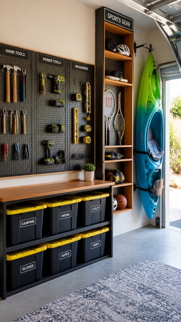 organized storage zone planning