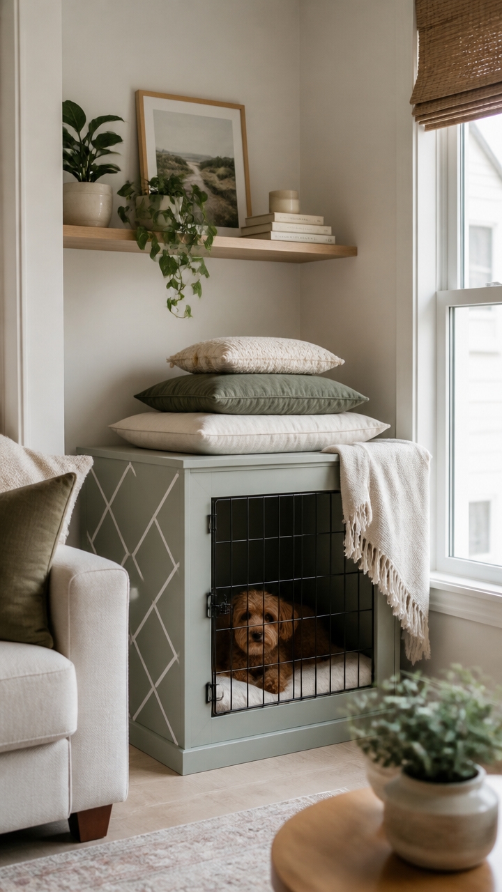personalized stylish dog crate