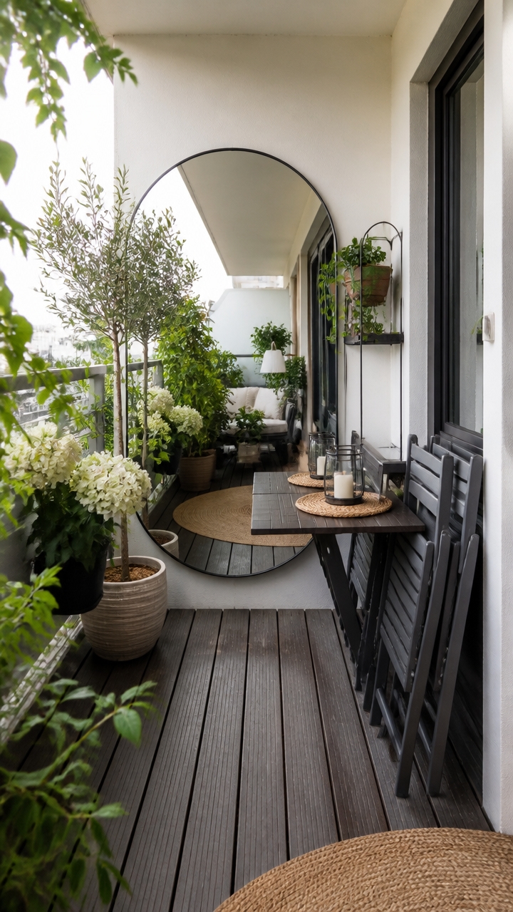 reflective surfaces expand space