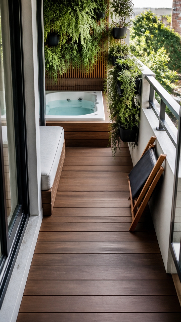 safe accessible hot tub pathways