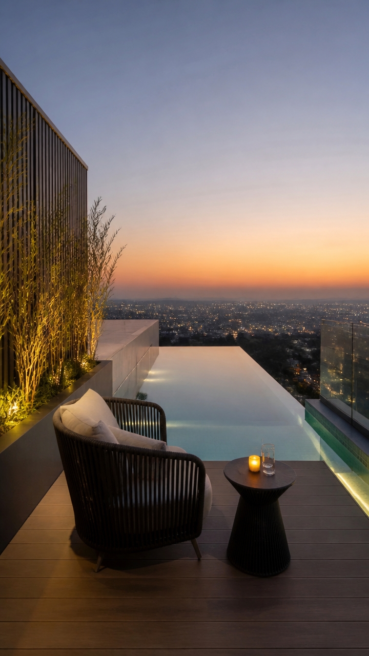 seamless luxury water feature