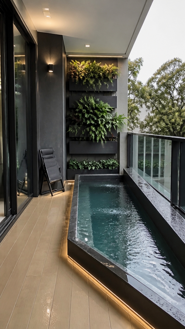 sleek compact pool designs