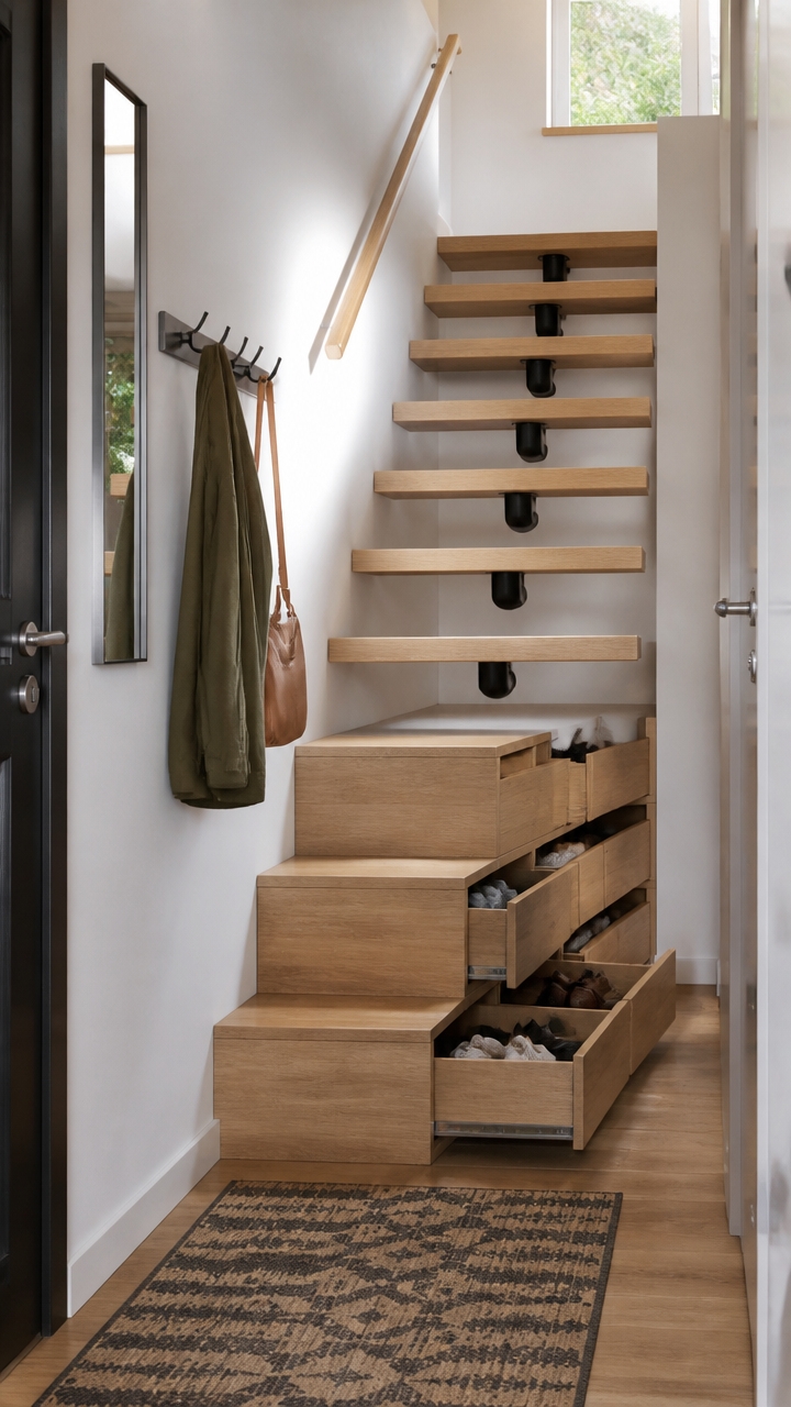 slip resistant small staircase tiles