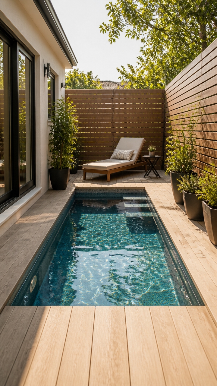 small customizable backyard pools