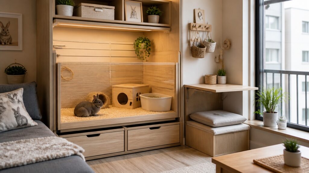 small space rabbit homes