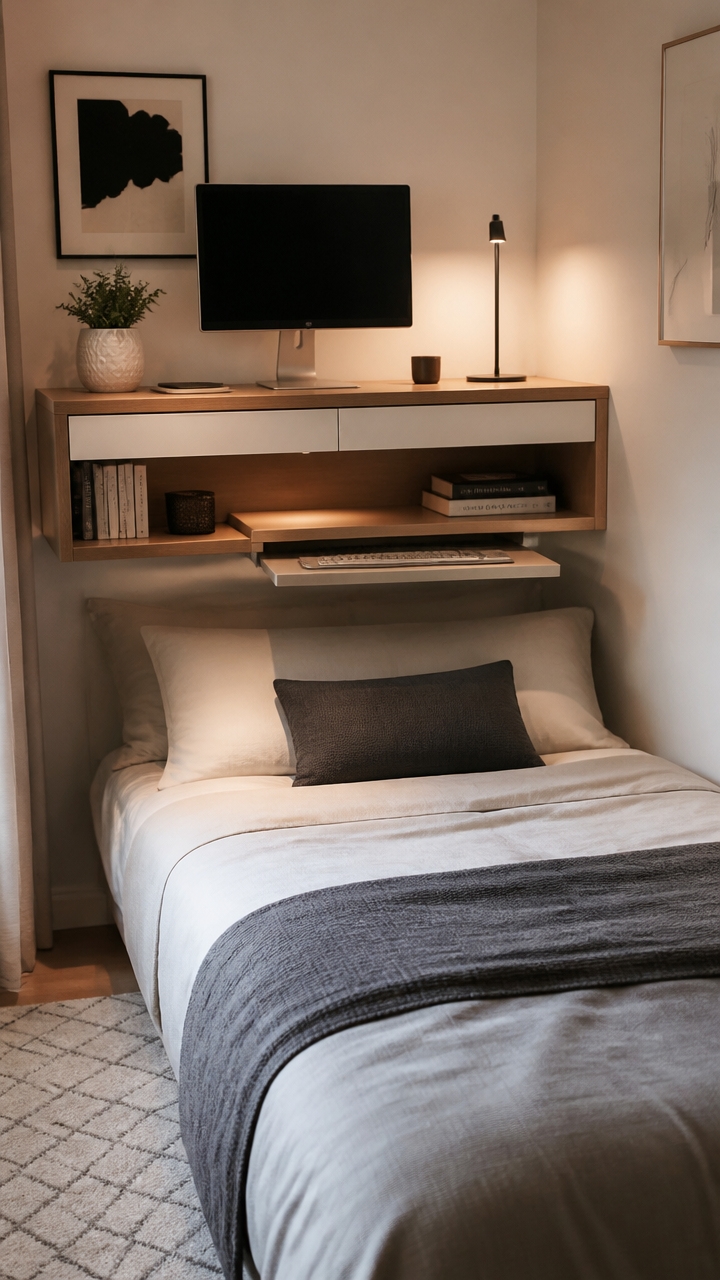 space saving adjustable workspace