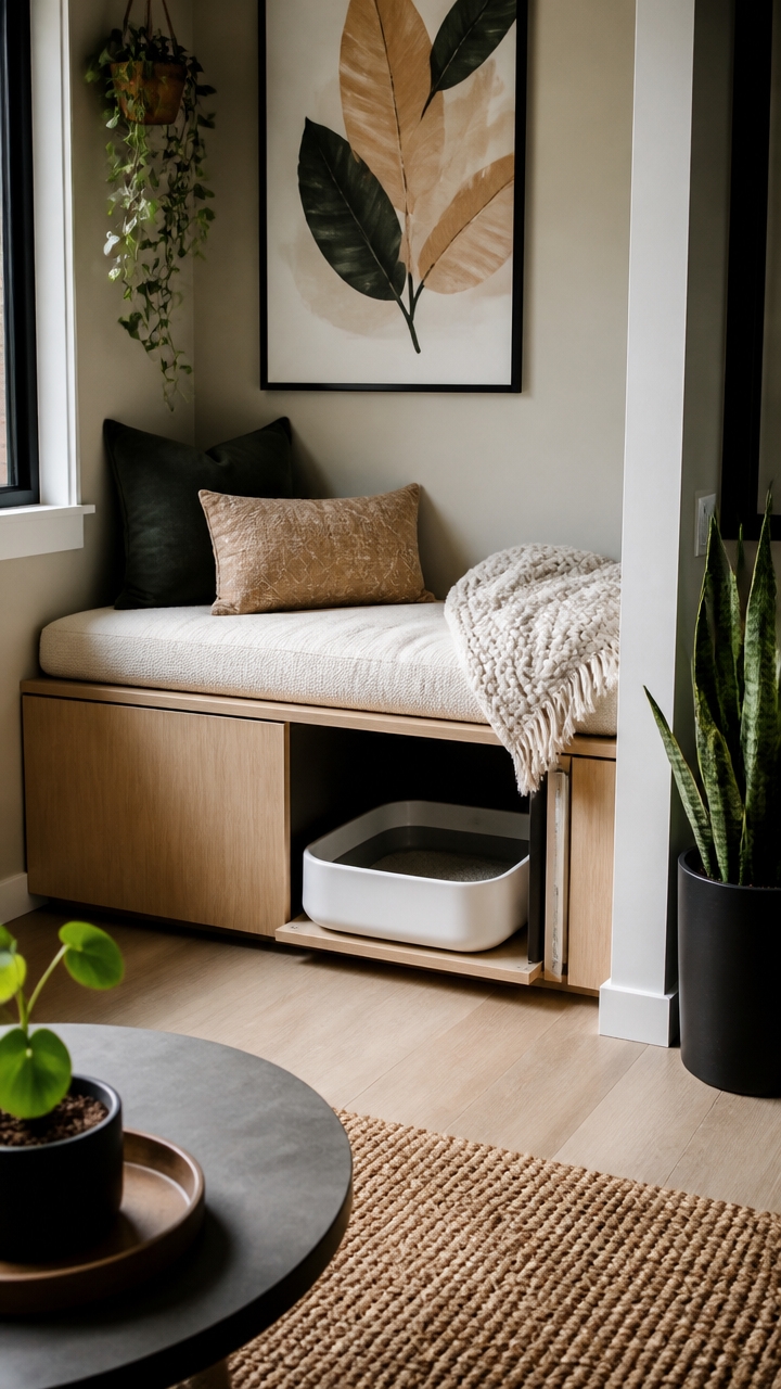 space saving cat litter solutions