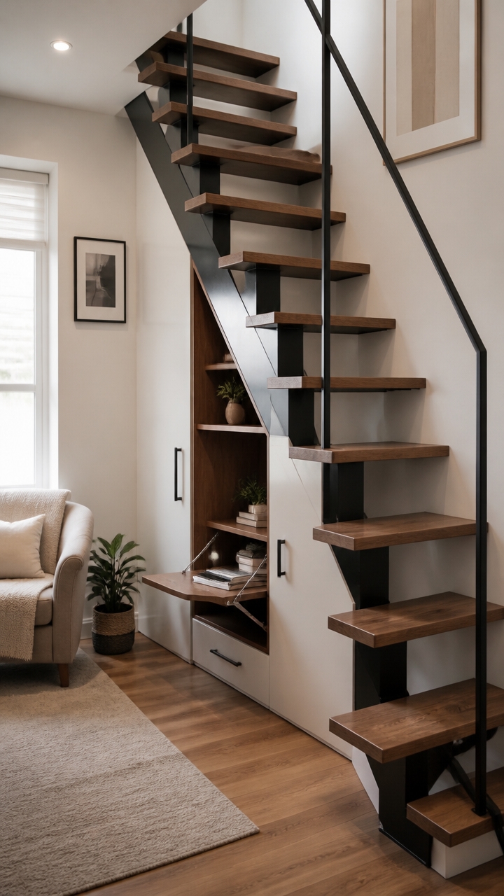 space saving innovative stair designs