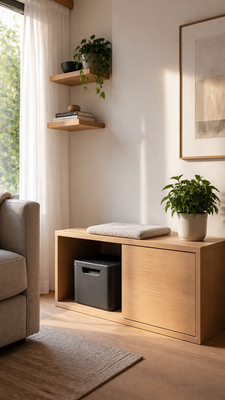space saving odor control design