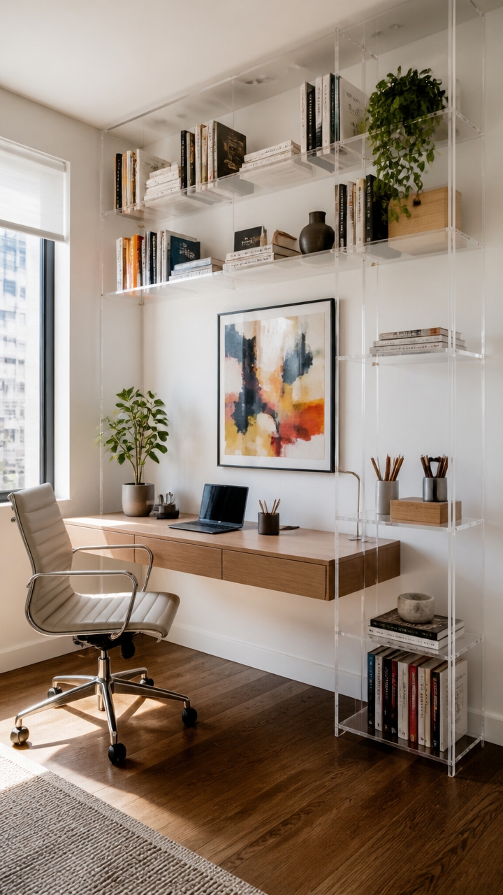 transparent decor enhances openness