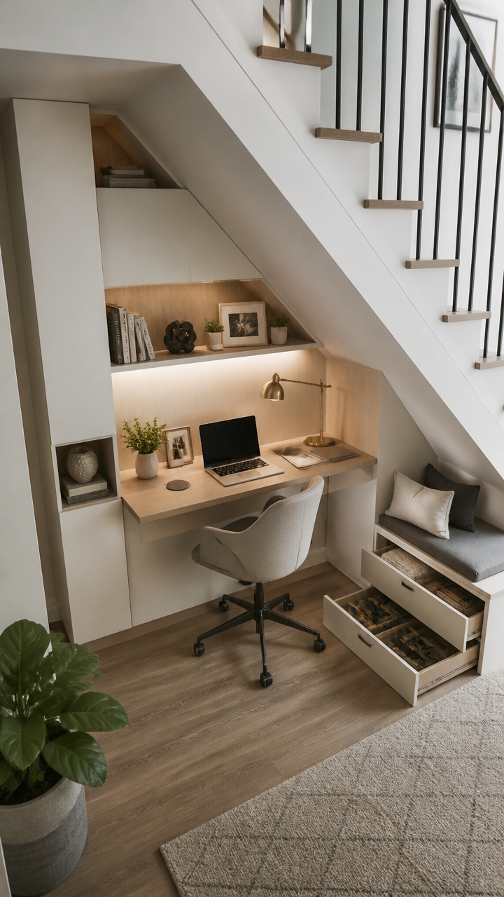 under stair versatile storage