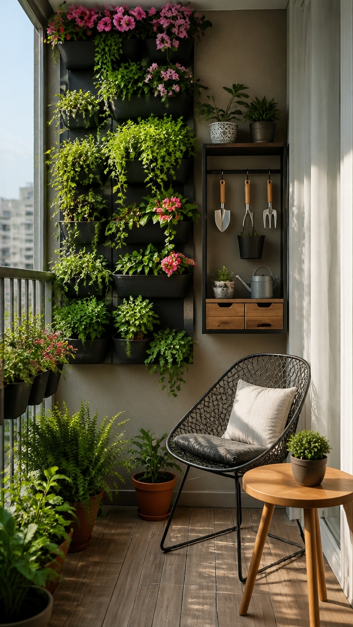 vertical gardening maximizes space
