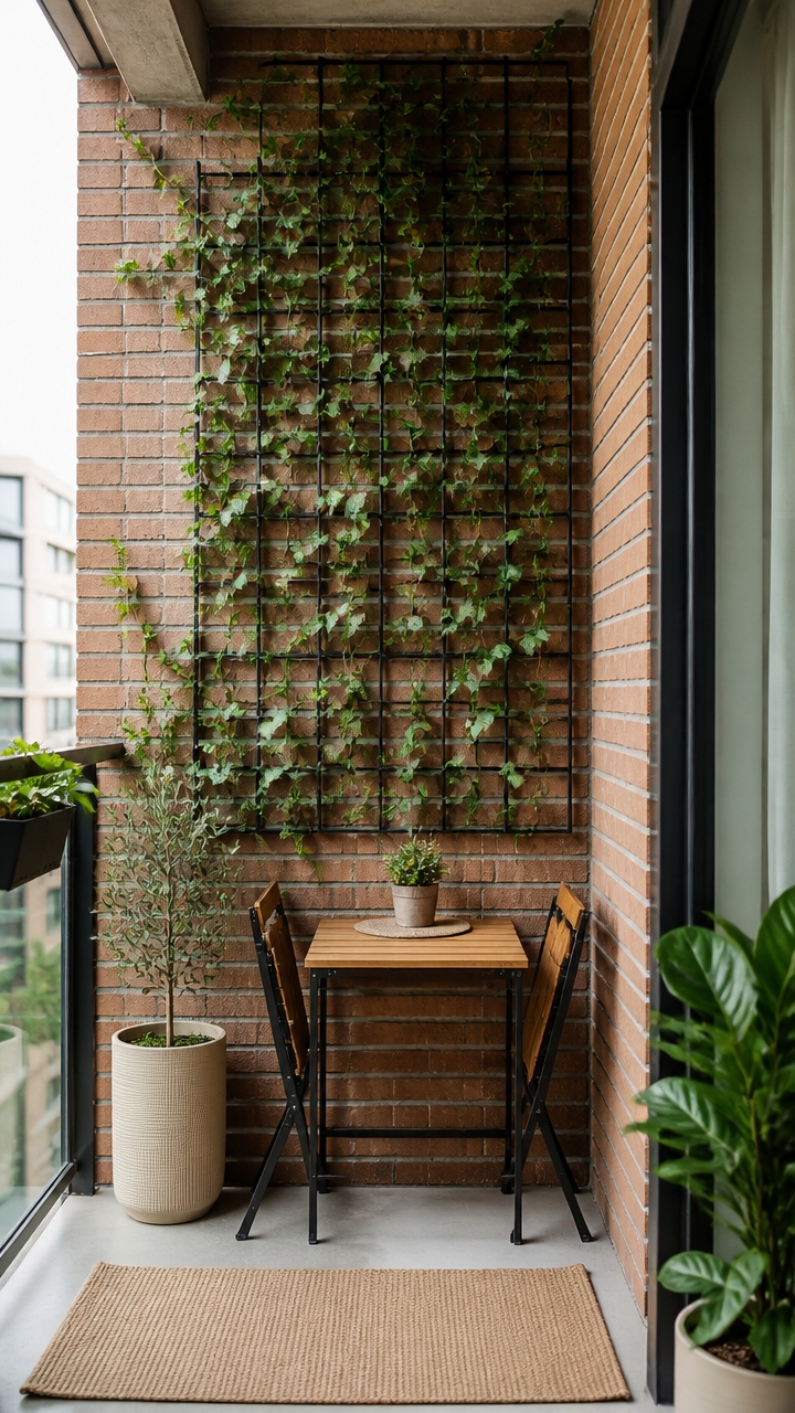 vertical gardening with trellises