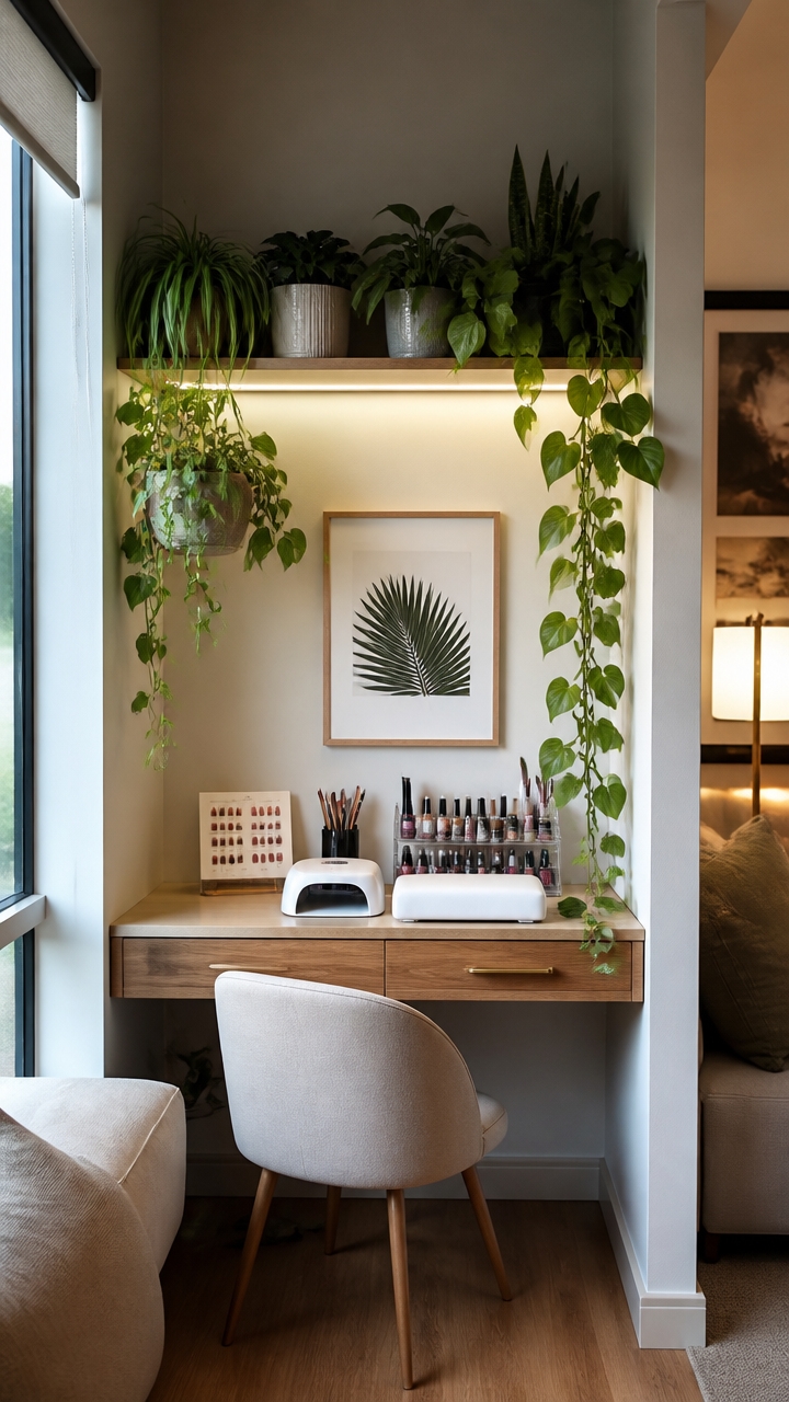 vertical greenery enhances serenity