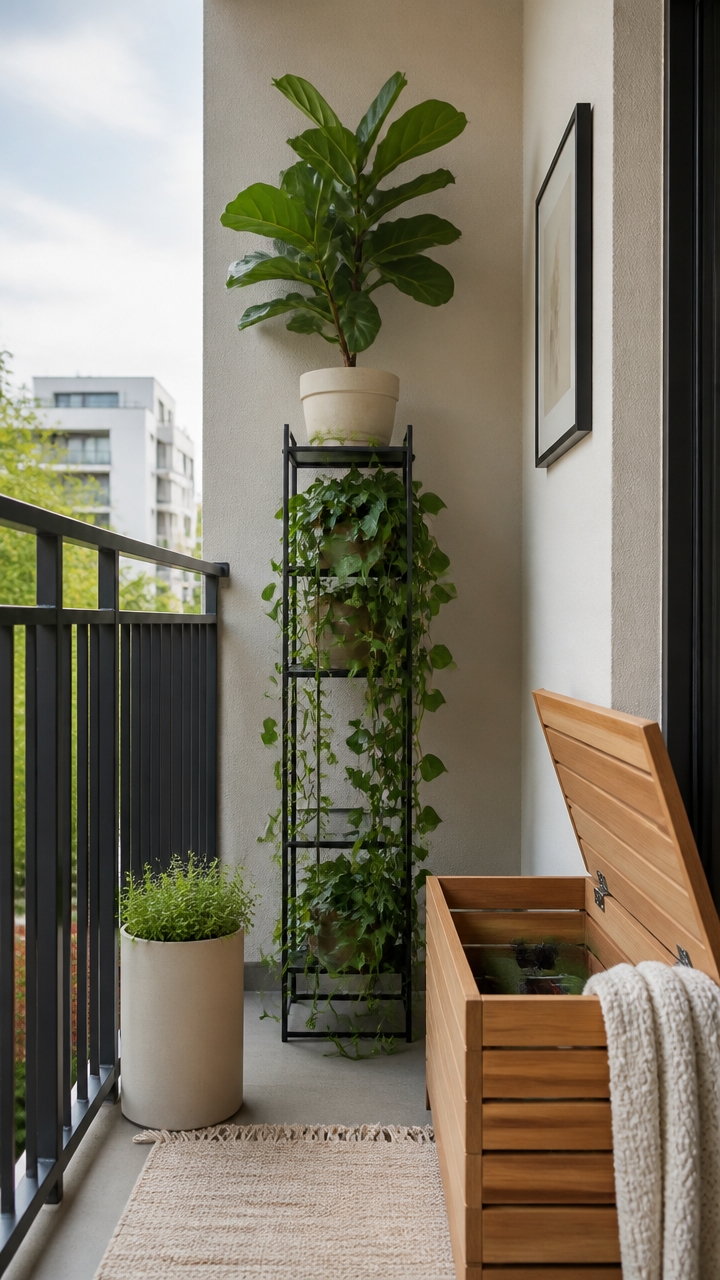 vertical greenery maximizes space