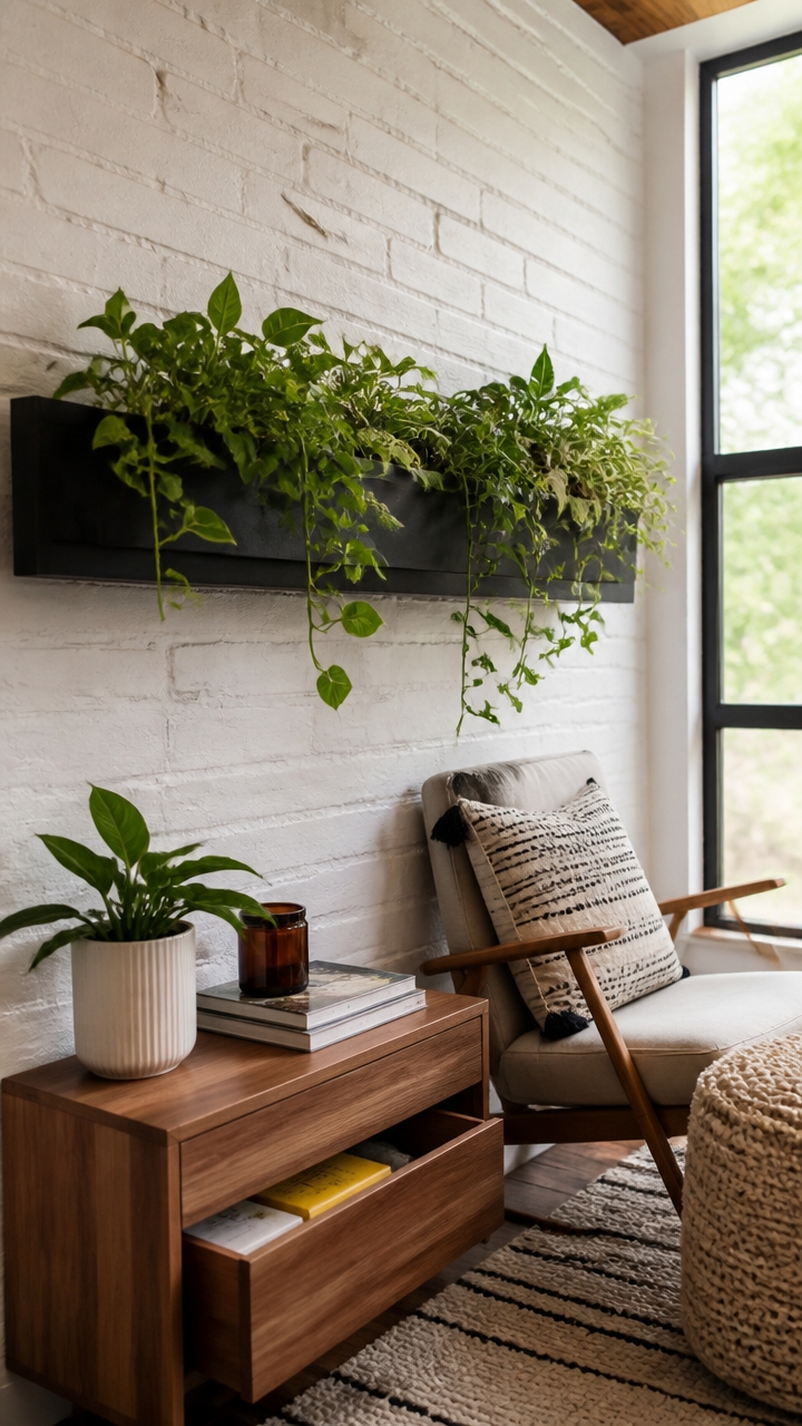 vertical greenery maximizes space