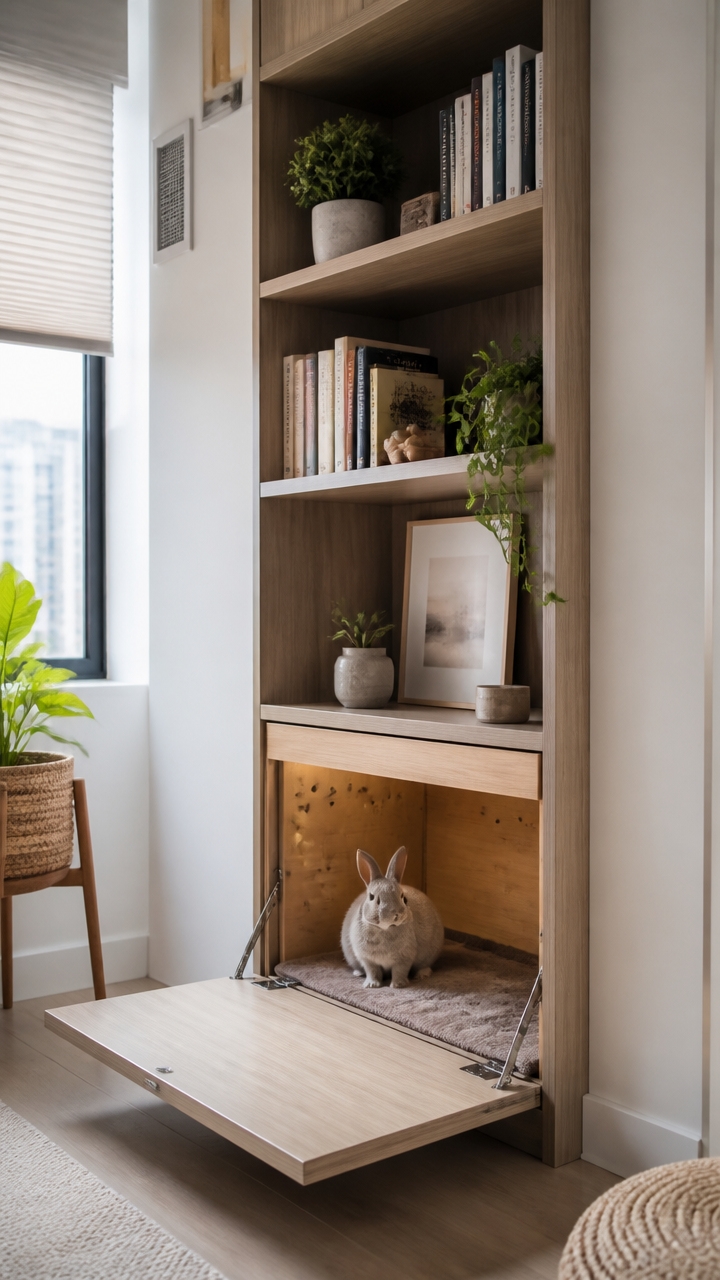 vertical rabbit habitat design
