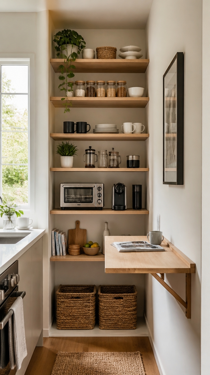 vertical storage maximizes efficiency