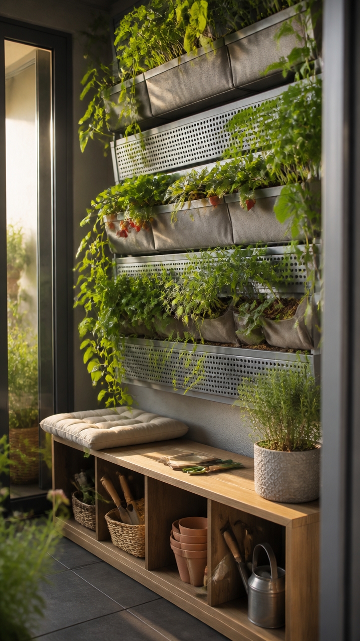 vertical supports optimize space