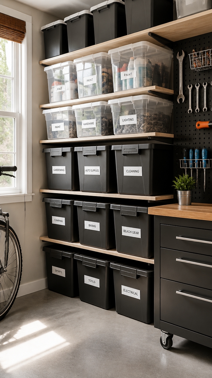 visibility organization labels efficiency