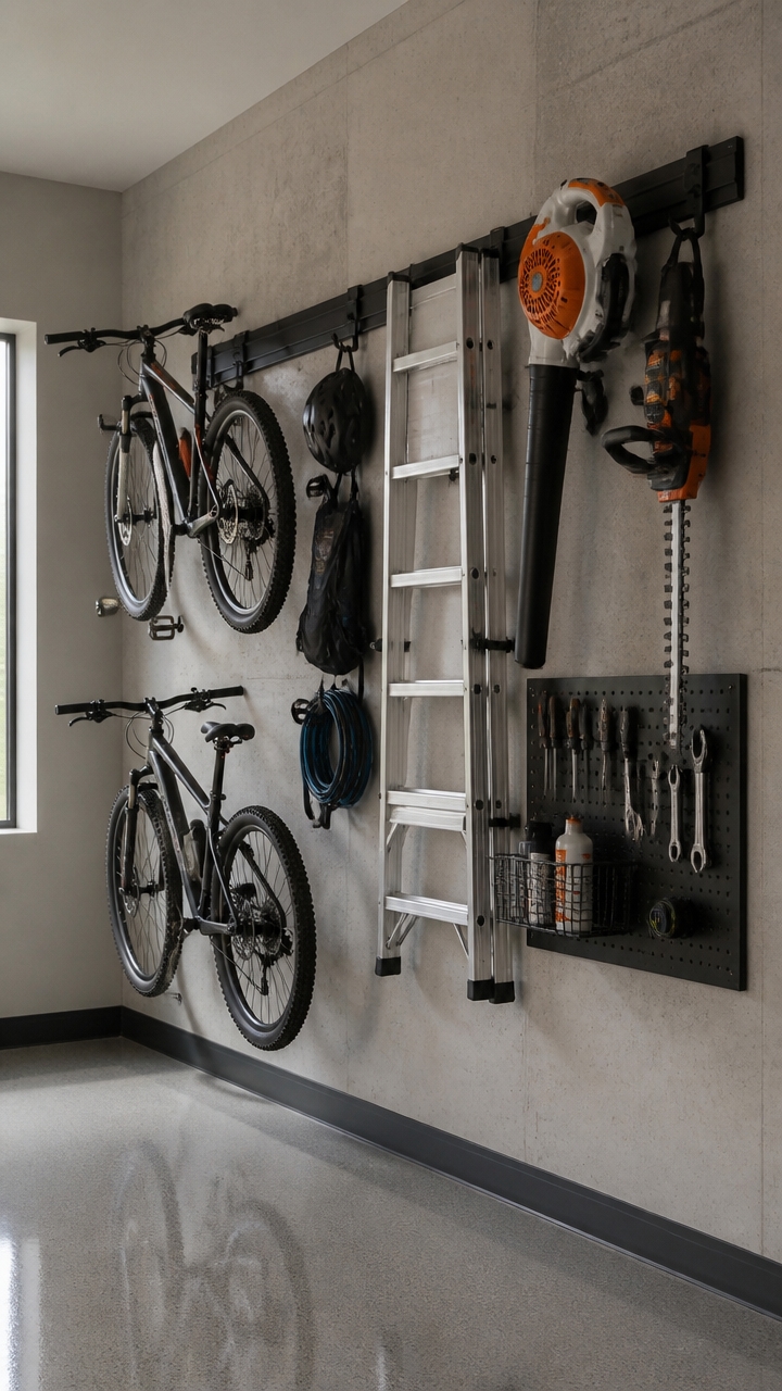 wall mounted adjustable storage