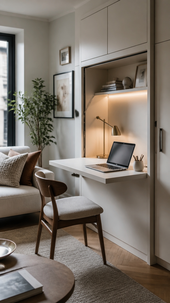 wall mounted fold down workspace