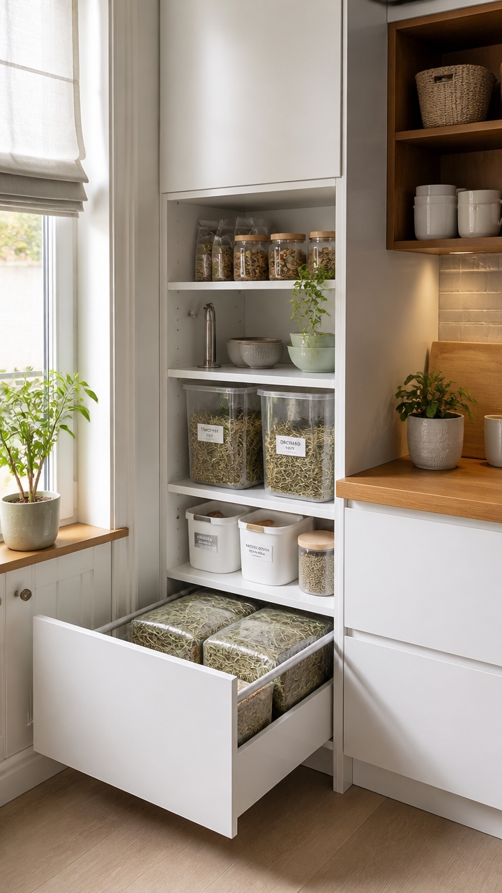 wall mounted hay storage