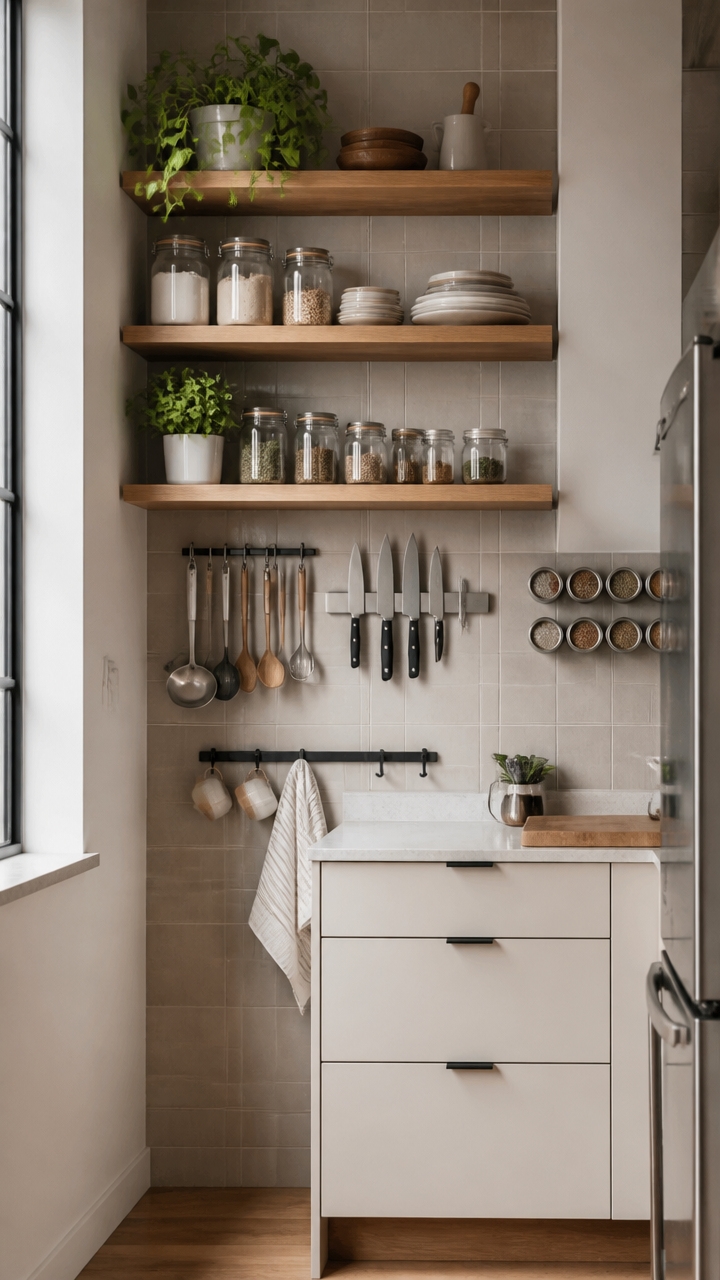 wall mounted space maximization